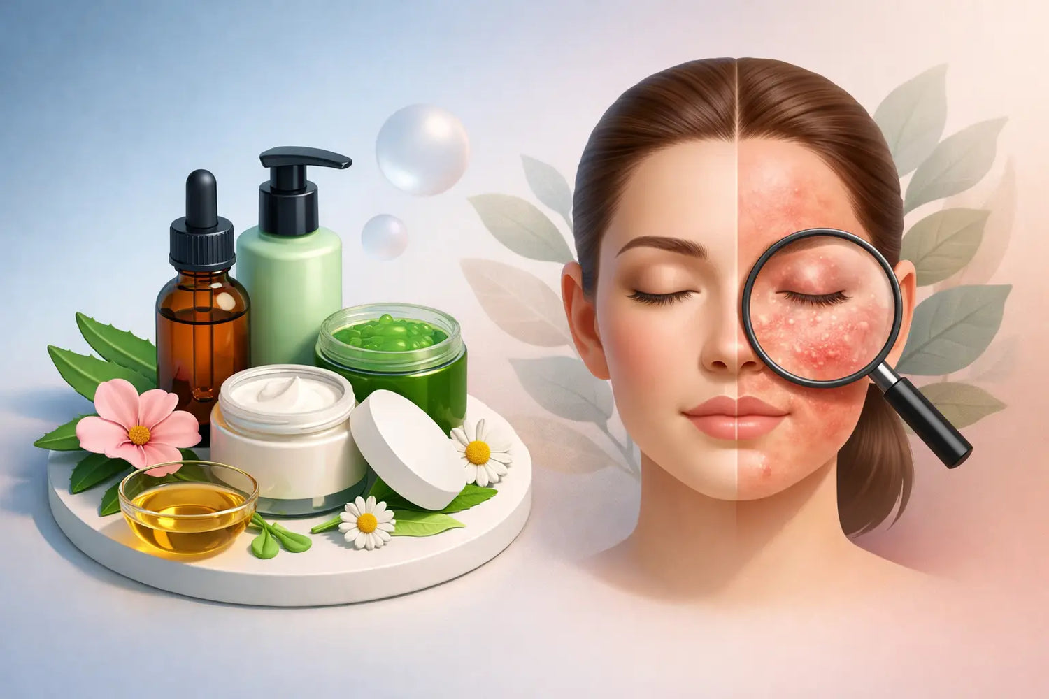 Naturlig hudvård vid rosacea - så väljer du rätt